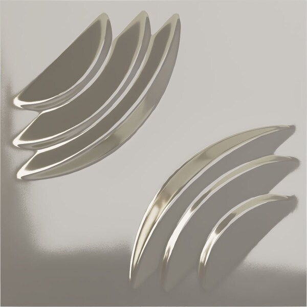 Ekena Millwork 19 5/8in. W x 19 5/8in. H Artisan EnduraWall Decorative 3D Wall Panel Covers 2.67 Sq. Ft. WP20X20ARBCR - main